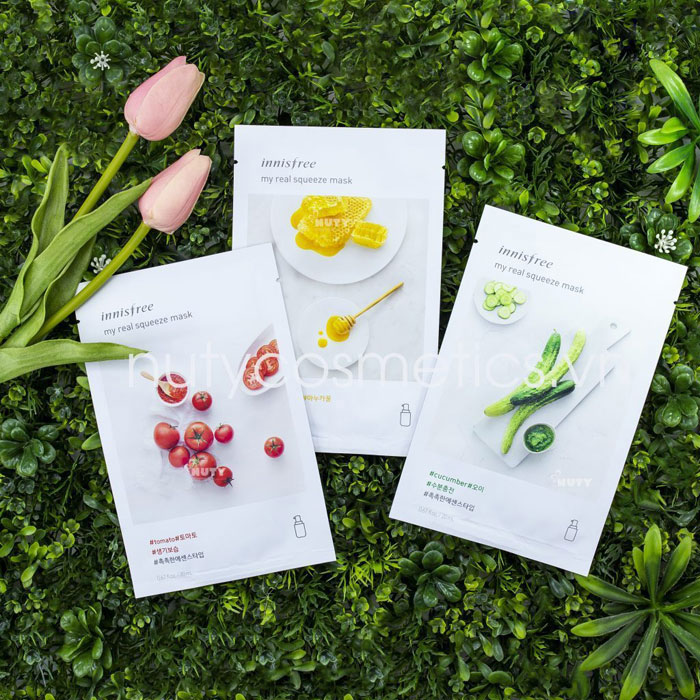 Mặt nạ dưỡng da Innisfree It's real squeeze mask